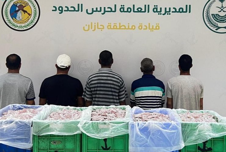 ضبط 5 مقيمين مخالفين