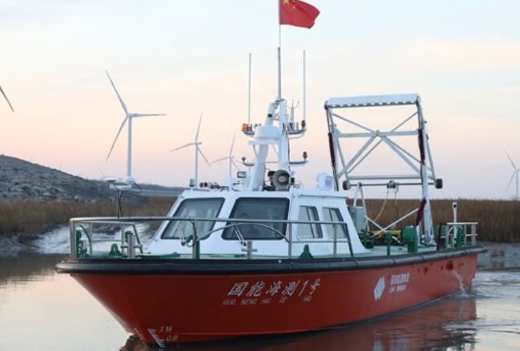 ثورة في صيانة مزارع الرياح البحرية: الصين تطلق سفينة "الرحم" بدون طيار للكشف عن الكابلات