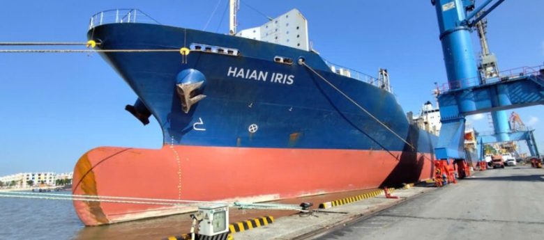 هاي آن تستلم سفينة الحاويات M/V HAIAN IRIS وتصعد للمرتبة 68 عالميًا