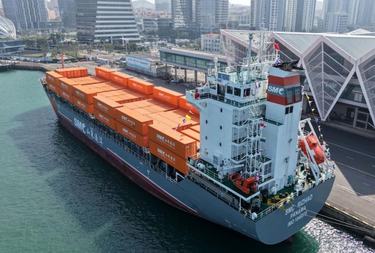 قفزة لوجستية بين آسيا.. خط شحن حاويات مباشر يربط تشينجداو الصينية بجيجو الكورية الجنوبية