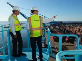 بعد إنجاز تعميق القناة.. ميناء موبيل يحصل على توسعة ضخمة لمحطة الحاويات بقيمة 131 مليون دولار أمريكي