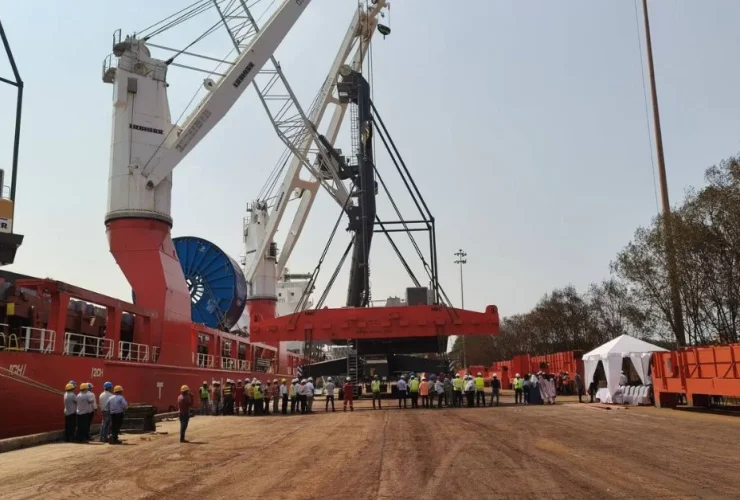 ميناء مورموجاو يستأنف عمليات الحاويات بعد انقطاع دام 7 سنوات