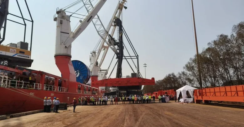 ميناء مورموجاو يستأنف عمليات الحاويات بعد انقطاع دام 7 سنوات